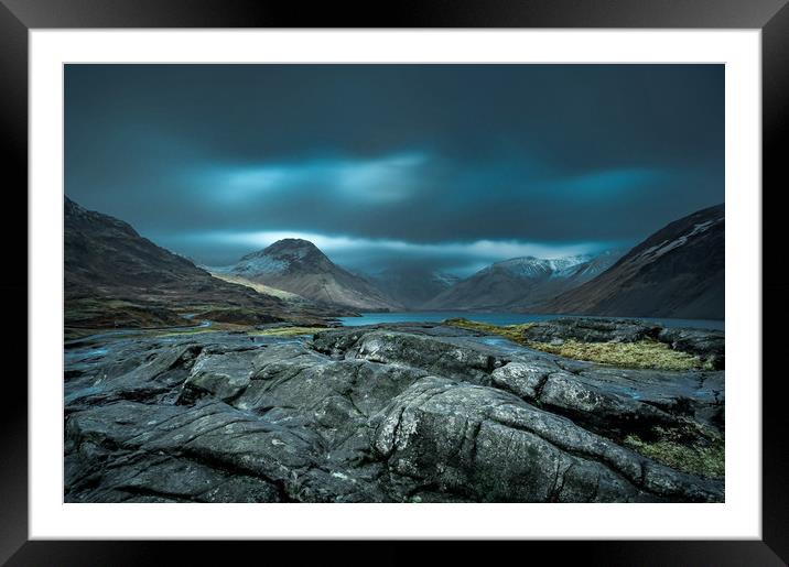 Wast Water Framed Mounted Print by Paul Andrews