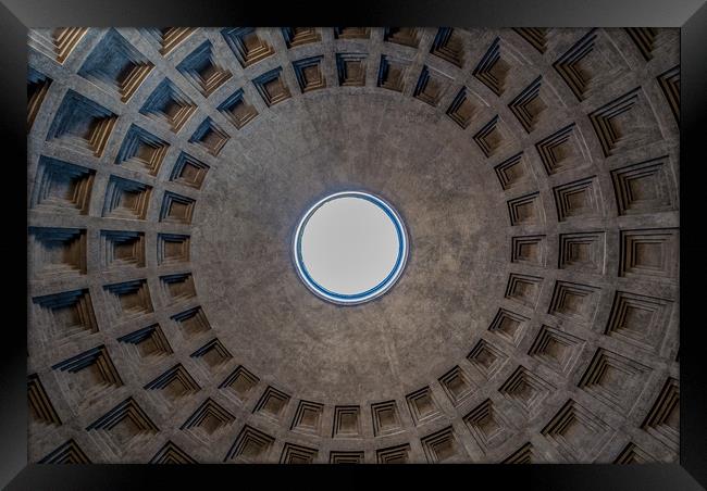 The Pantheon Dome (Rome) Framed Print by Paul Andrews