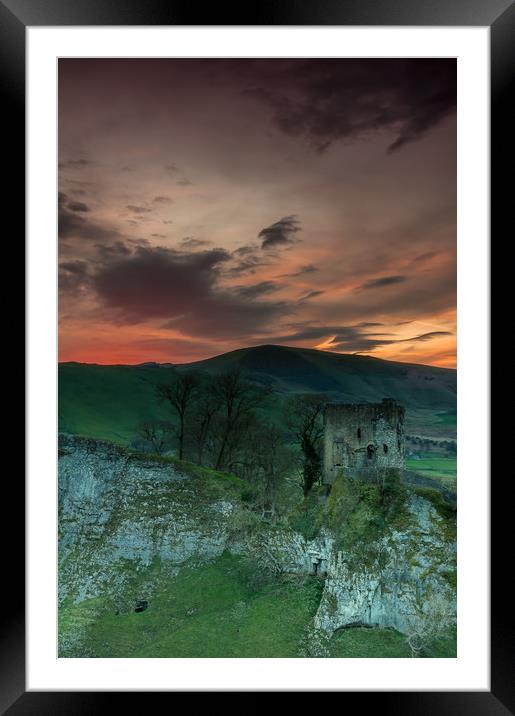 Peveril Castle 2 Framed Mounted Print by Paul Andrews