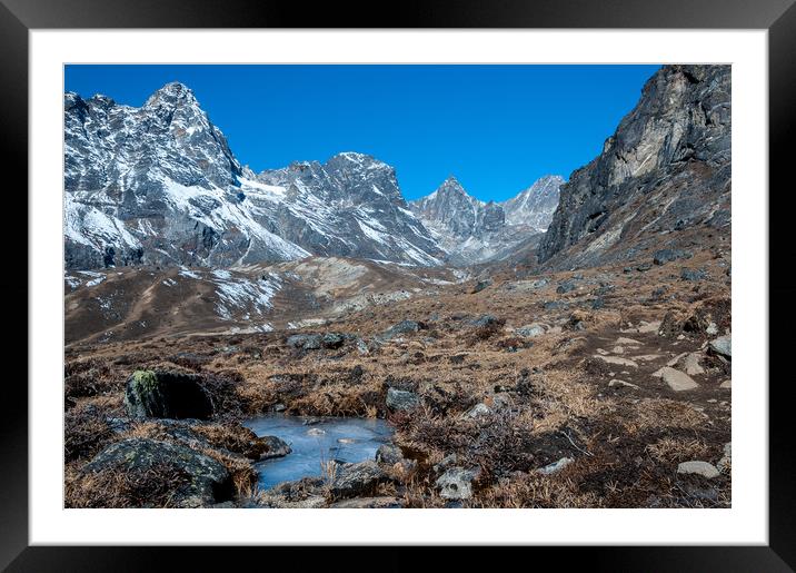 Cho la Pass Framed Mounted Print by Paul Andrews
