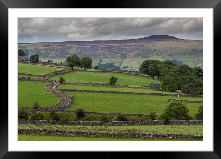 Win Hill Framed Mounted Print by Paul Andrews