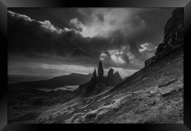The Old Man of Storr  Framed Print by Paul Andrews