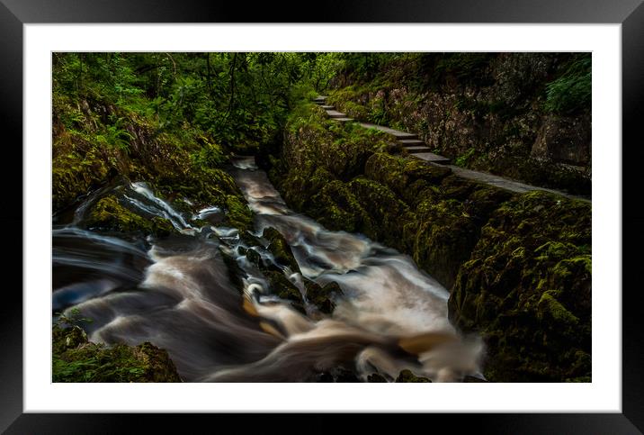 Beezley Falls Framed Mounted Print by Paul Andrews
