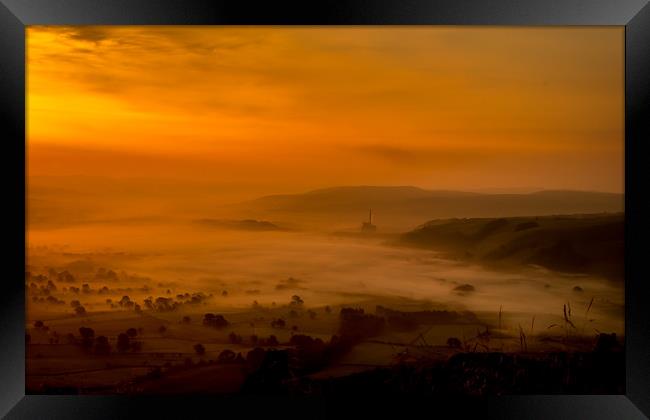 Hope Valley Sunrise Framed Print by Paul Andrews