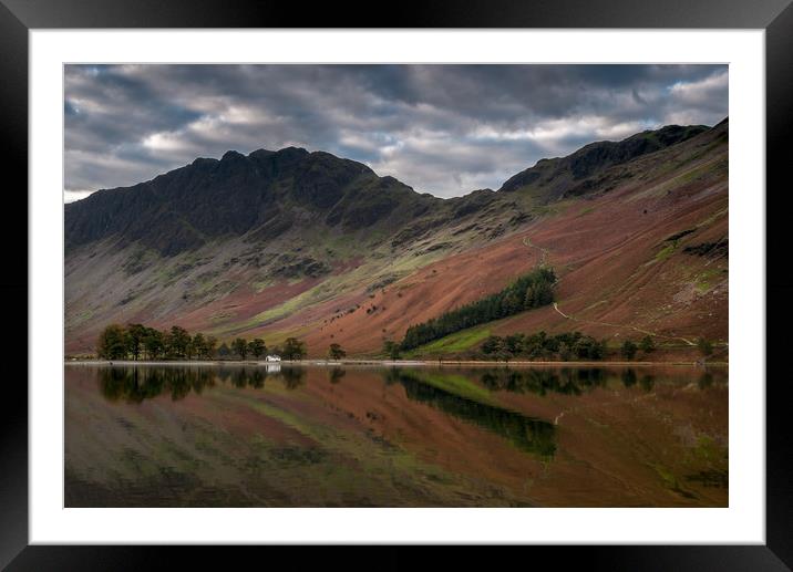 Haystacks Framed Mounted Print by Paul Andrews