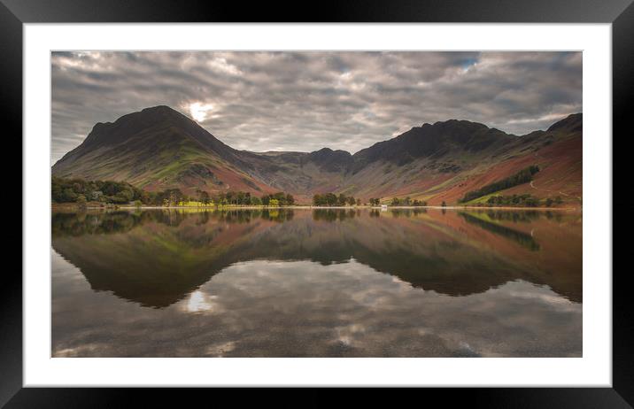 Fleetwith Pike and Haystacks Framed Mounted Print by Paul Andrews