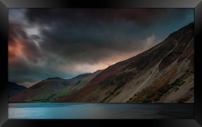 'The Screes' Wast Water Framed Print by Paul Andrews