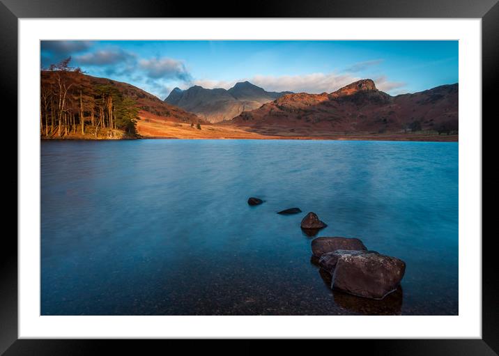 The Langdale Pikes Framed Mounted Print by Paul Andrews