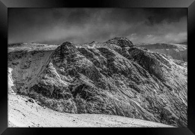 The Langdale Pikes Framed Print by Paul Andrews