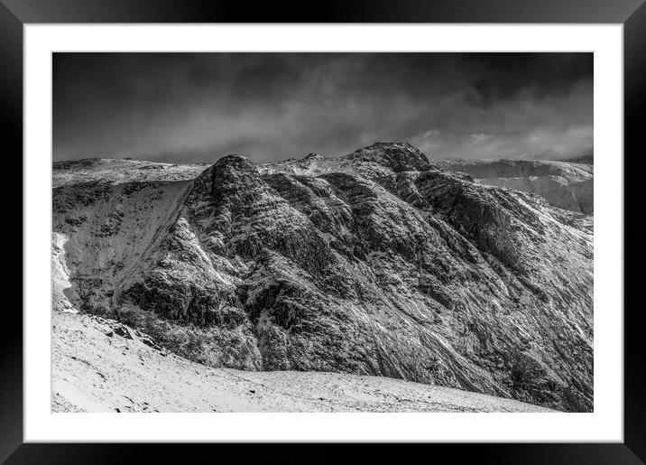 The Langdale Pikes Framed Mounted Print by Paul Andrews