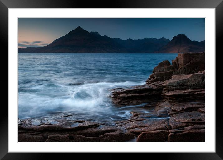 The Cuillins Framed Mounted Print by Paul Andrews