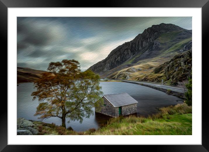 Tryfan Framed Mounted Print by Paul Andrews