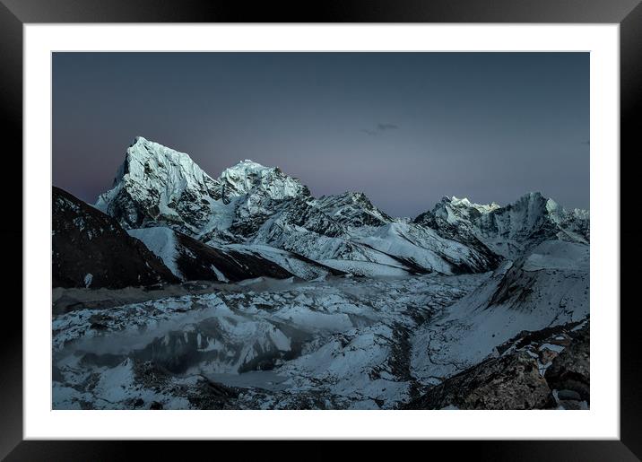 Cholatse Framed Mounted Print by Paul Andrews