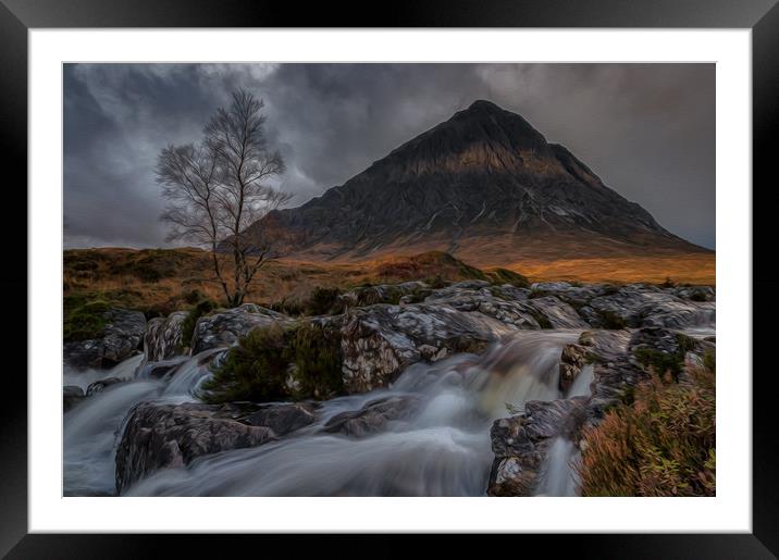 The Buachaille #2 Framed Mounted Print by Paul Andrews