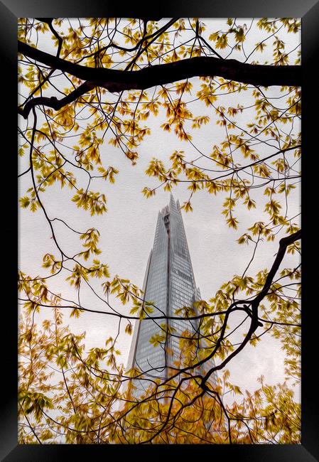 Looking for the Shard Framed Print by Paul Andrews