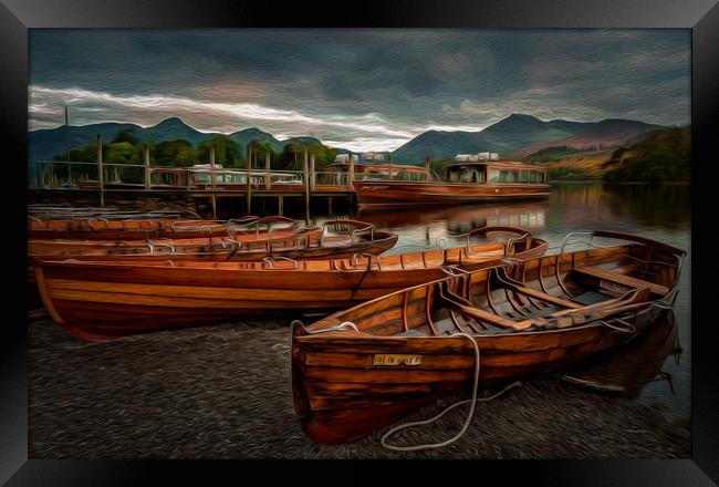 Derwent Boats Framed Print by Paul Andrews