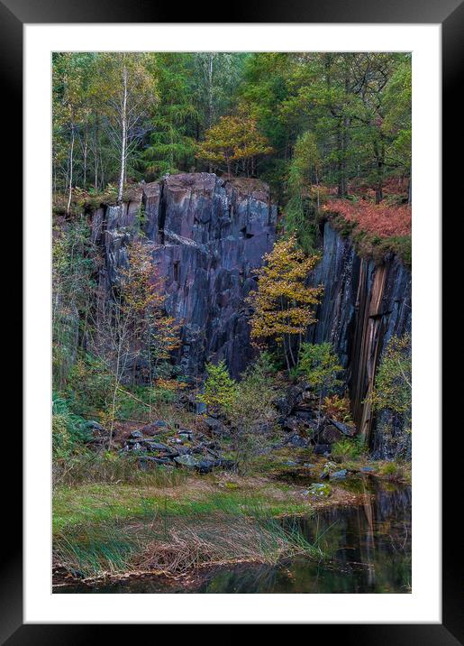 Dalt Quarry #2 Framed Mounted Print by Paul Andrews