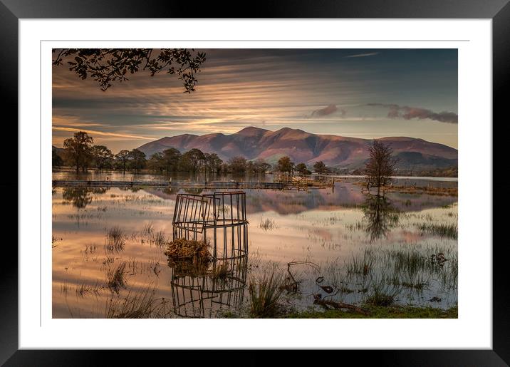 Derwent Reflections Framed Mounted Print by Paul Andrews