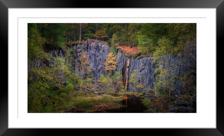 Dalt Quarry #3 Framed Mounted Print by Paul Andrews