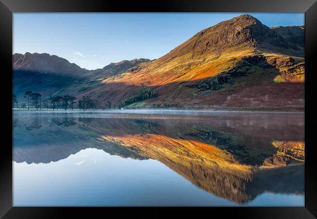 Buttermere Mist Framed Print by Paul Andrews