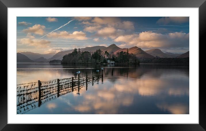 Catbells Framed Mounted Print by Paul Andrews