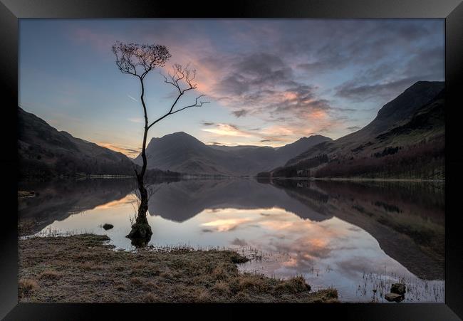 Buttermere Sunrise Framed Print by Paul Andrews