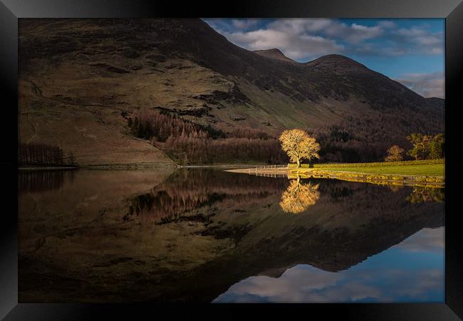 Buttermere Sentinel Framed Print by Paul Andrews