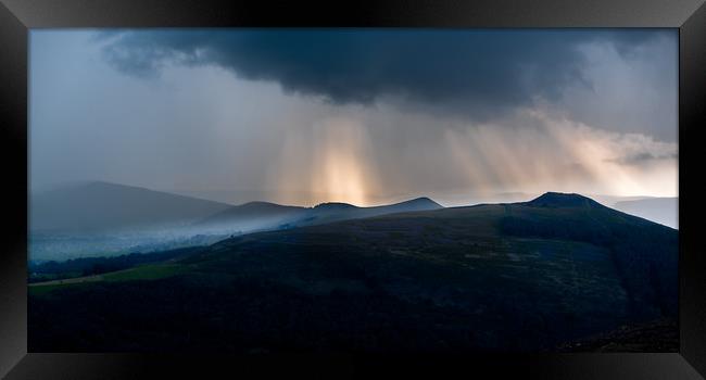 Great Ridge Storm Framed Print by Paul Andrews