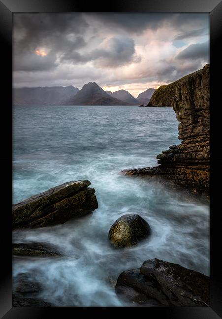 Elgol and the Cuillins Framed Print by Paul Andrews