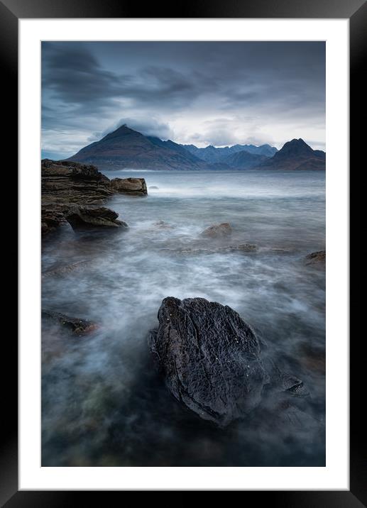 Elgol and the Black Cuillin Framed Mounted Print by Paul Andrews