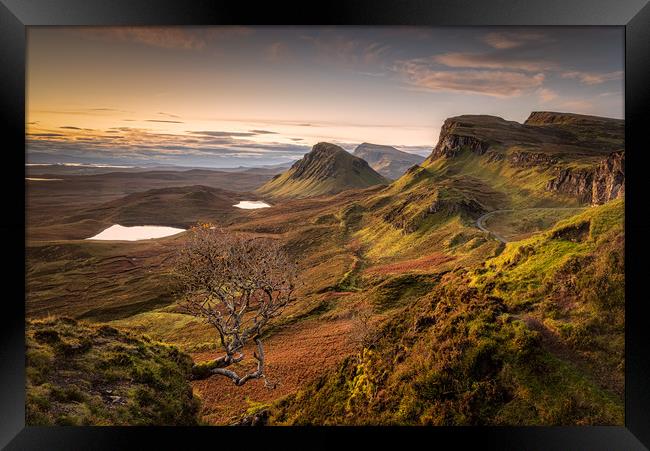 Dawn On The Quiraing Framed Print by Paul Andrews