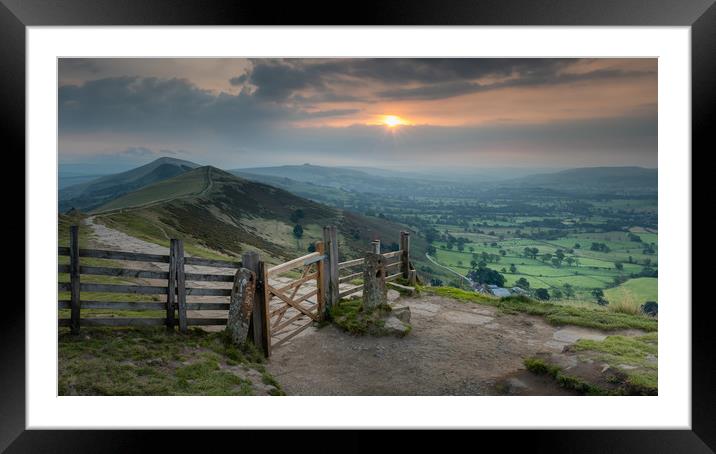 Great Ridge Sunrise Framed Mounted Print by Paul Andrews