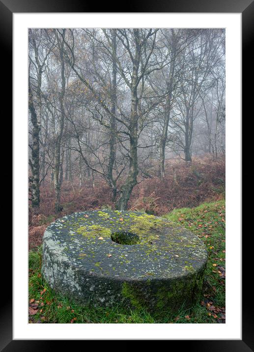 Peak District Millstone Framed Mounted Print by Paul Andrews