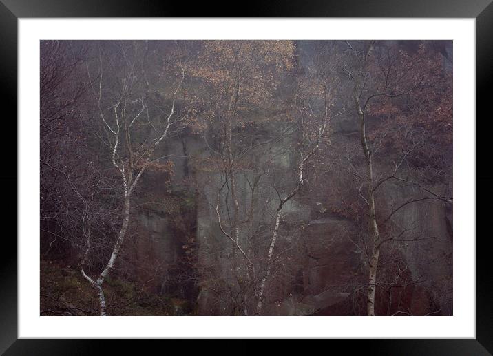 Bolehill Quarry Framed Mounted Print by Paul Andrews