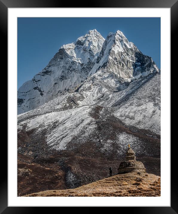 Ama Dablam Framed Mounted Print by Paul Andrews
