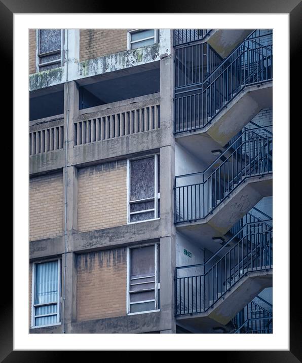Park Hill Streets in the Sky #10 Framed Mounted Print by Paul Andrews
