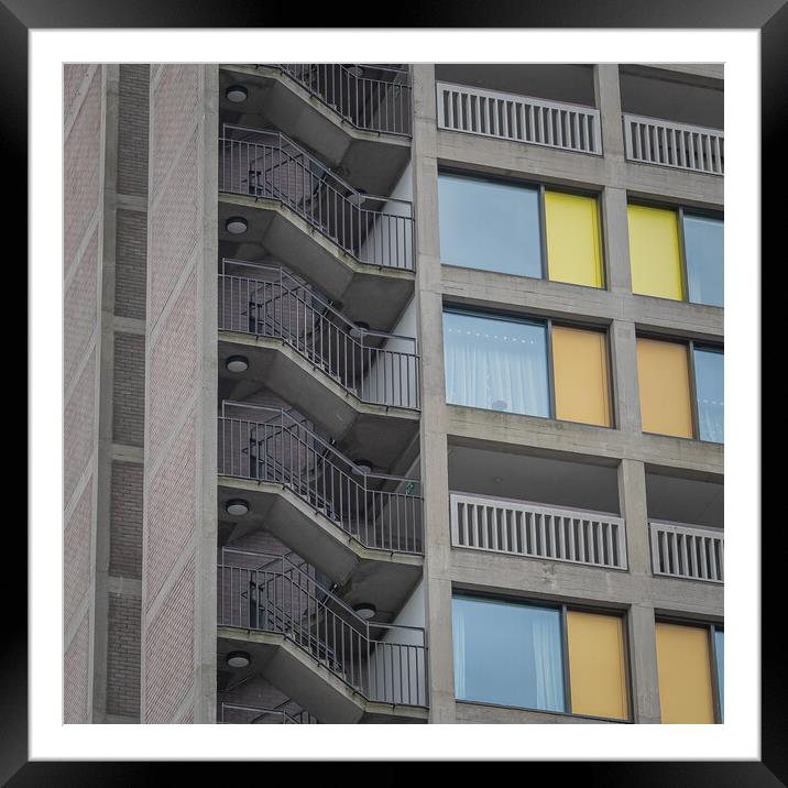 Park Hill Streets in the Sky #23 Framed Mounted Print by Paul Andrews