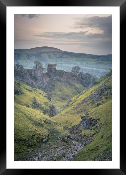 Peveril Castle #2 Framed Mounted Print by Paul Andrews