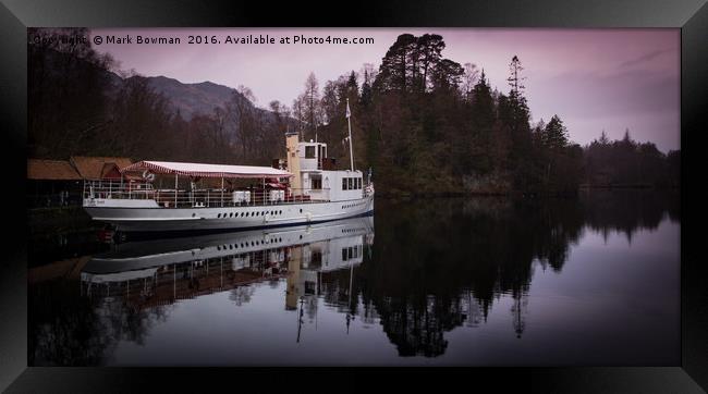 Steamboat Sir Walter Scott. Framed Print by Mark Bowman