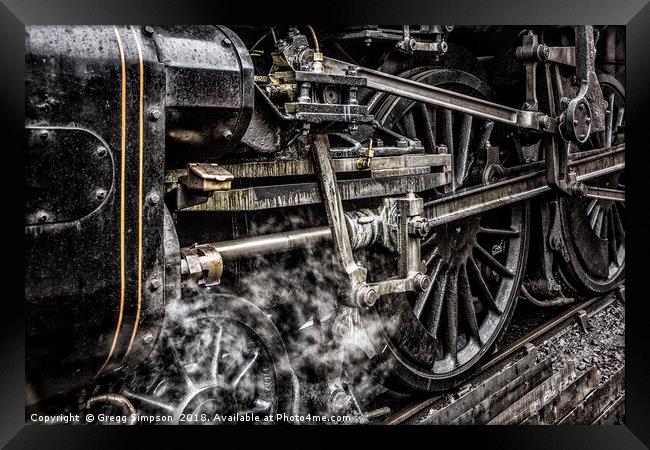 Steam & Grease Framed Print by Gregg Simpson