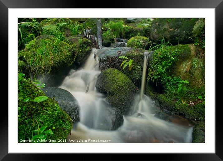 Wyming Brook 2 Framed Mounted Print by John Gent