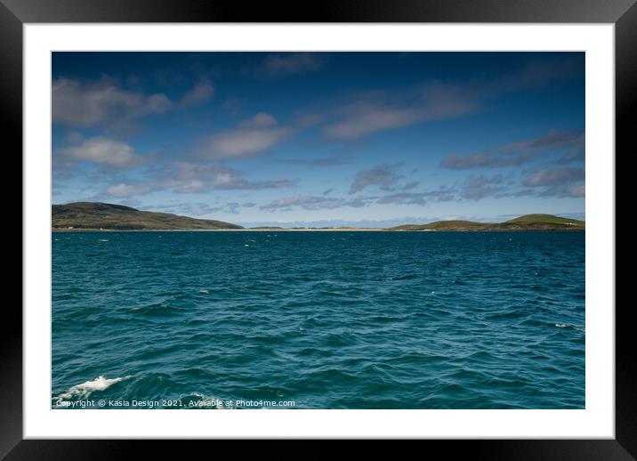 A Warm Welcome or Fond Farewell to Barra Framed Mounted Print by Kasia Design