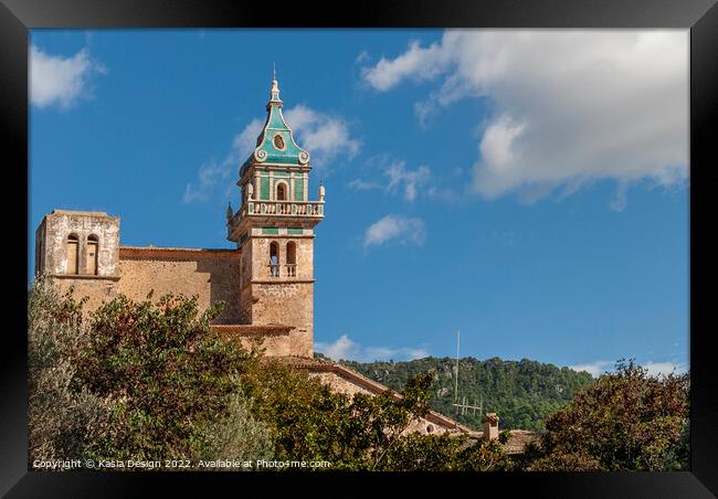 The Royal Charterhouse, Valldemossa, Mallorca Framed Print by Kasia Design