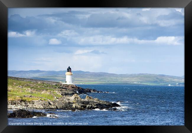 Loch Indaal Lighthouse Framed Print by Kasia Design