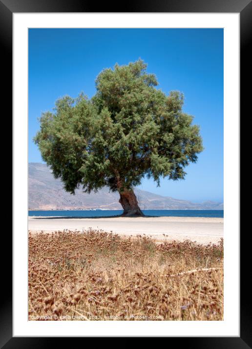 Kissamos, Crete, Greece Framed Mounted Print by Kasia Design