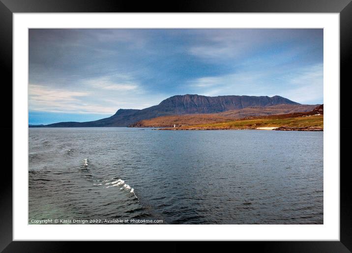 Rhue Point, Ullapool, Highlands Framed Mounted Print by Kasia Design