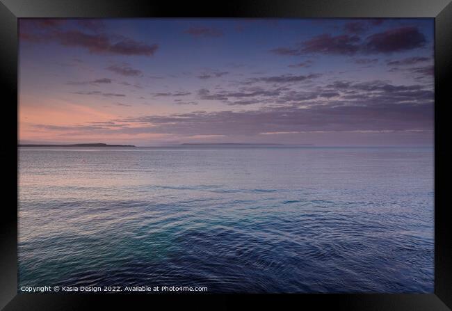 Dawn over Loch Indaal, Port Charlotte, Islay Framed Print by Kasia Design