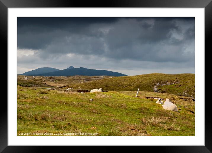 Peaceful Resting Place on North Uist Framed Mounted Print by Kasia Design