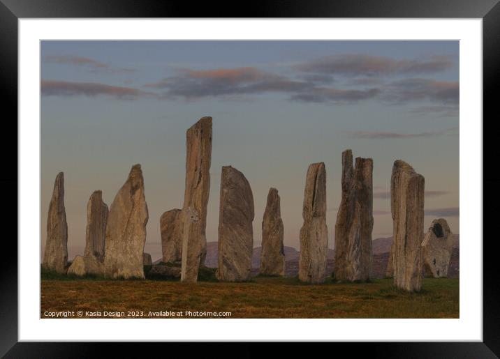 Callanish Stones Ancient Mysteries Framed Mounted Print by Kasia Design