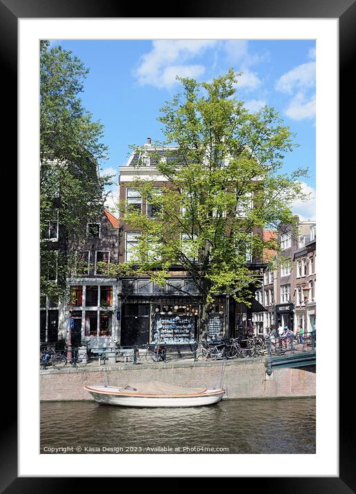 Exploring Amsterdam Framed Mounted Print by Kasia Design